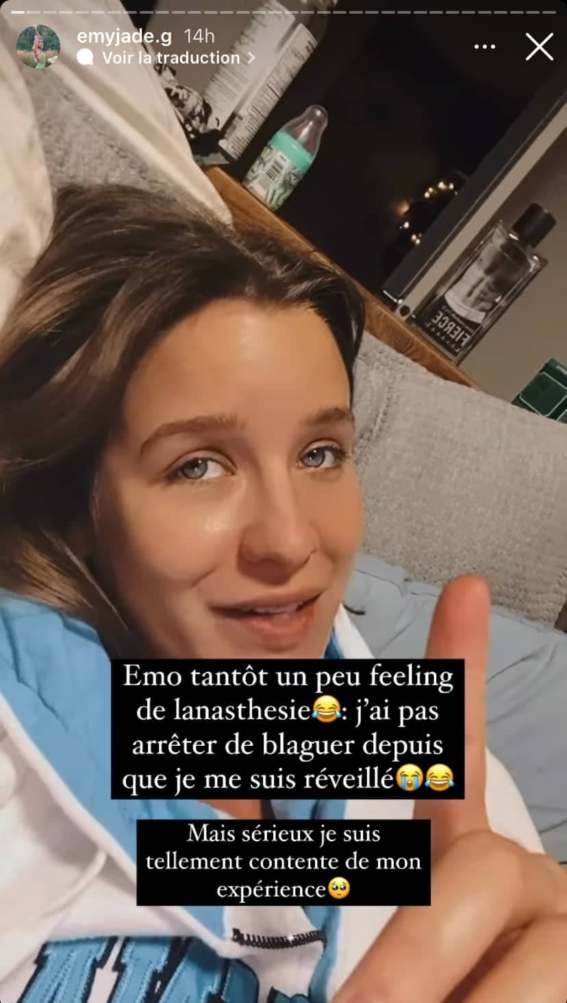 Capture d'écran Instagram