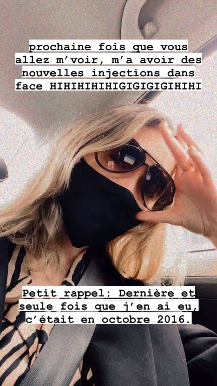 Capture d'écran Instagram