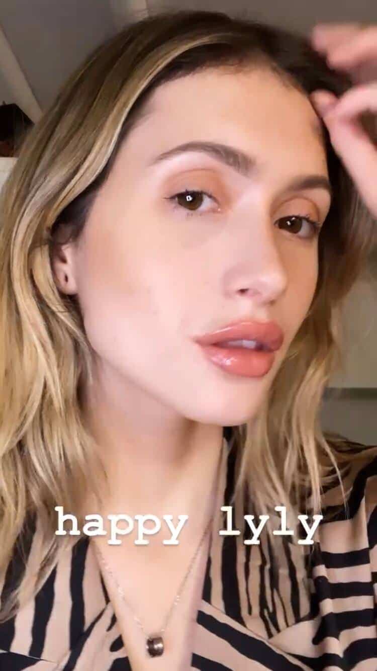 Capture d'écran Instagram