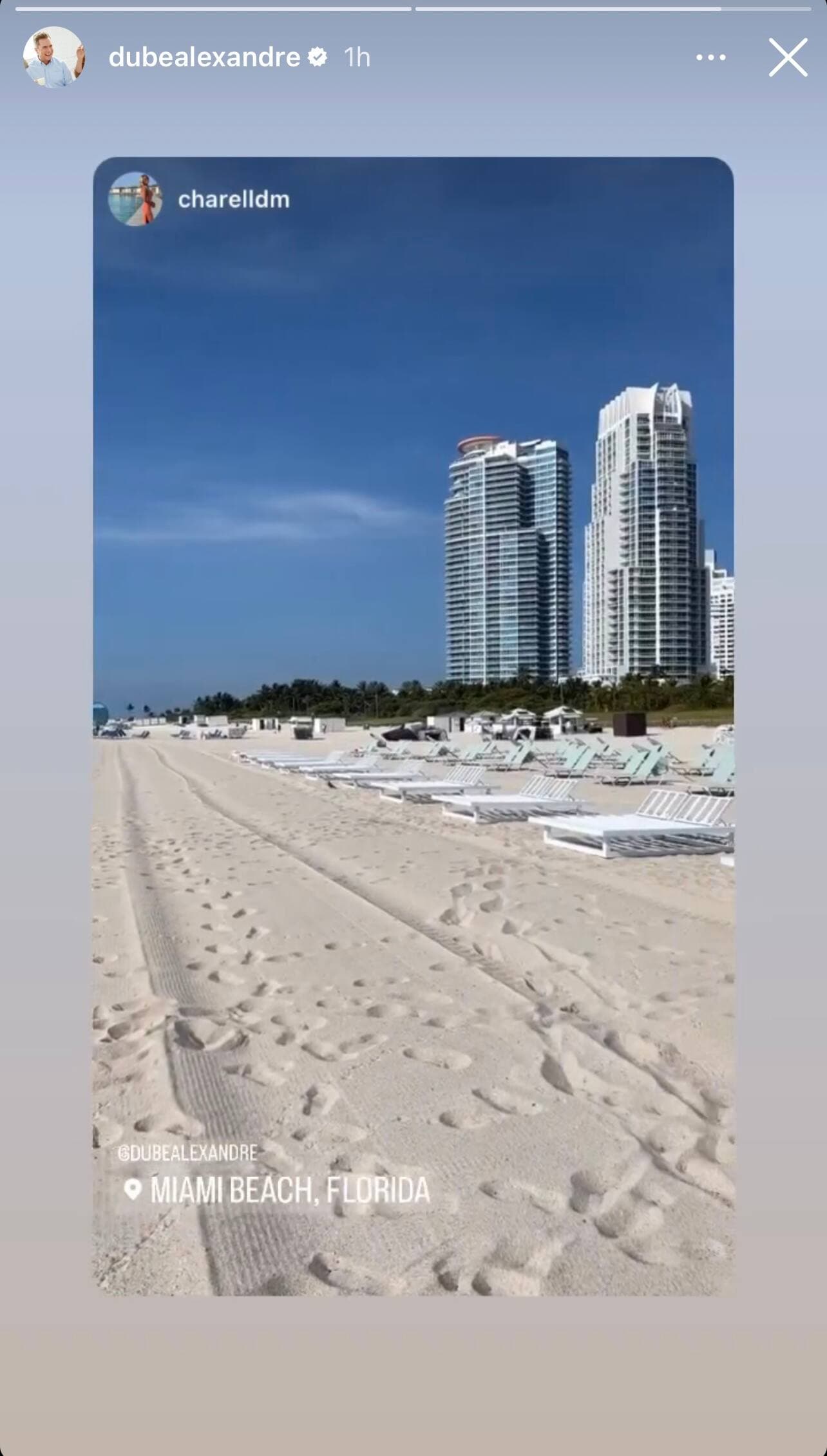 Instagram Alexandre Dubé