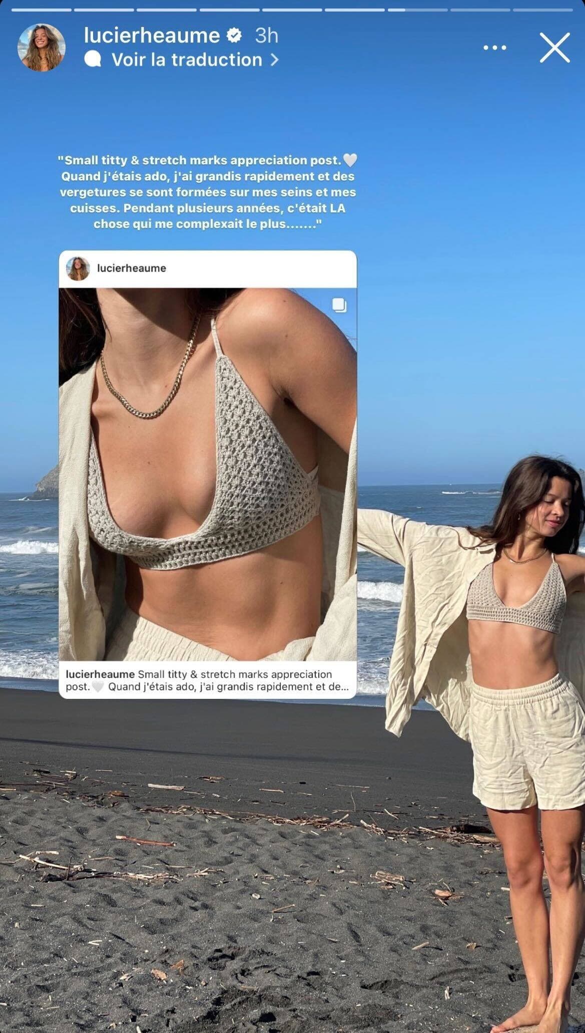 STORY INSTAGRAM / LUCIE RHÉAUME