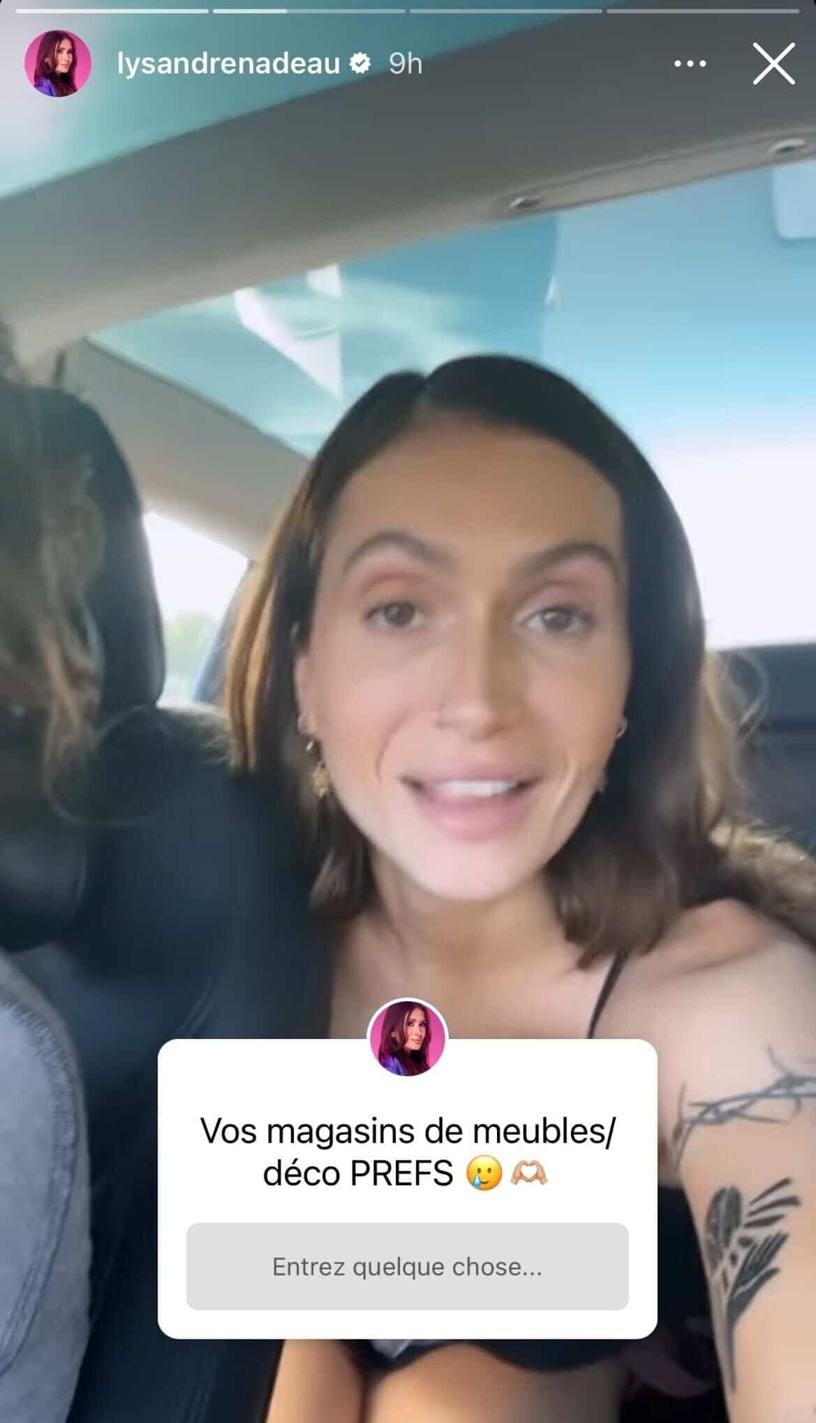 STORY INSTAGRAM / LYSANDRE NADEAU