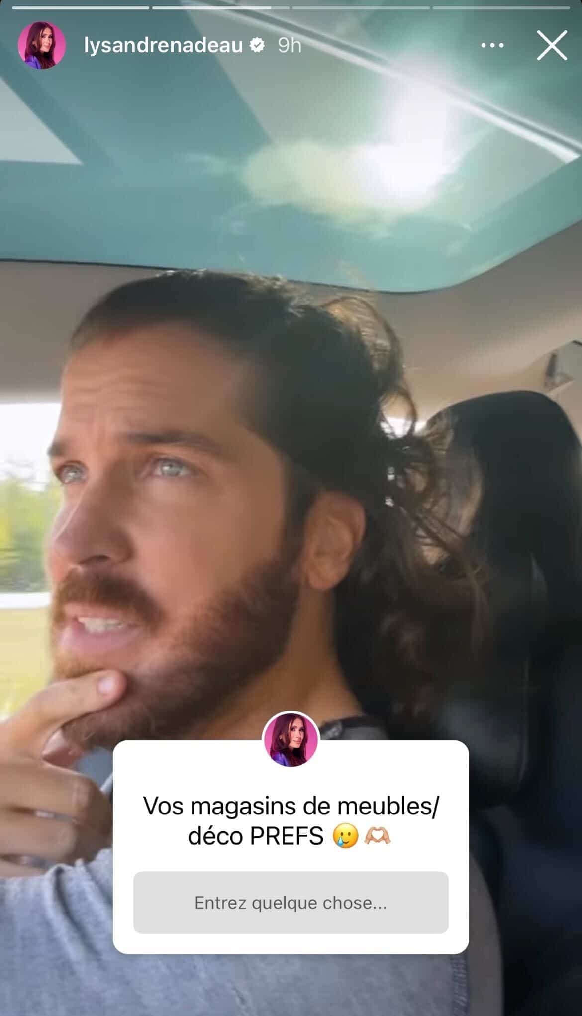 STORY INSTAGRAM / LYSANDRE NADEAU