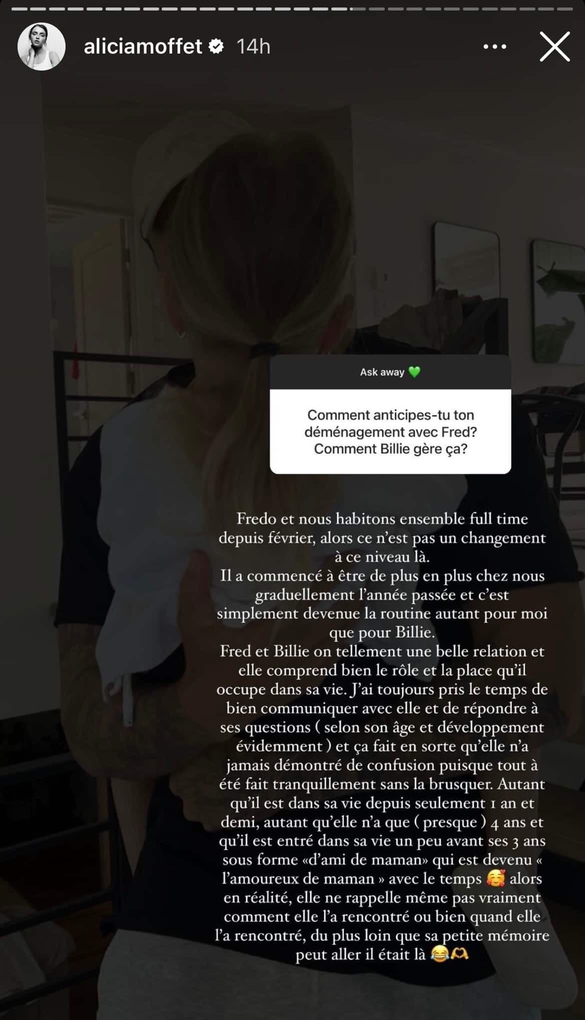 STORY INSTAGRAM / ALICIA MOFFET