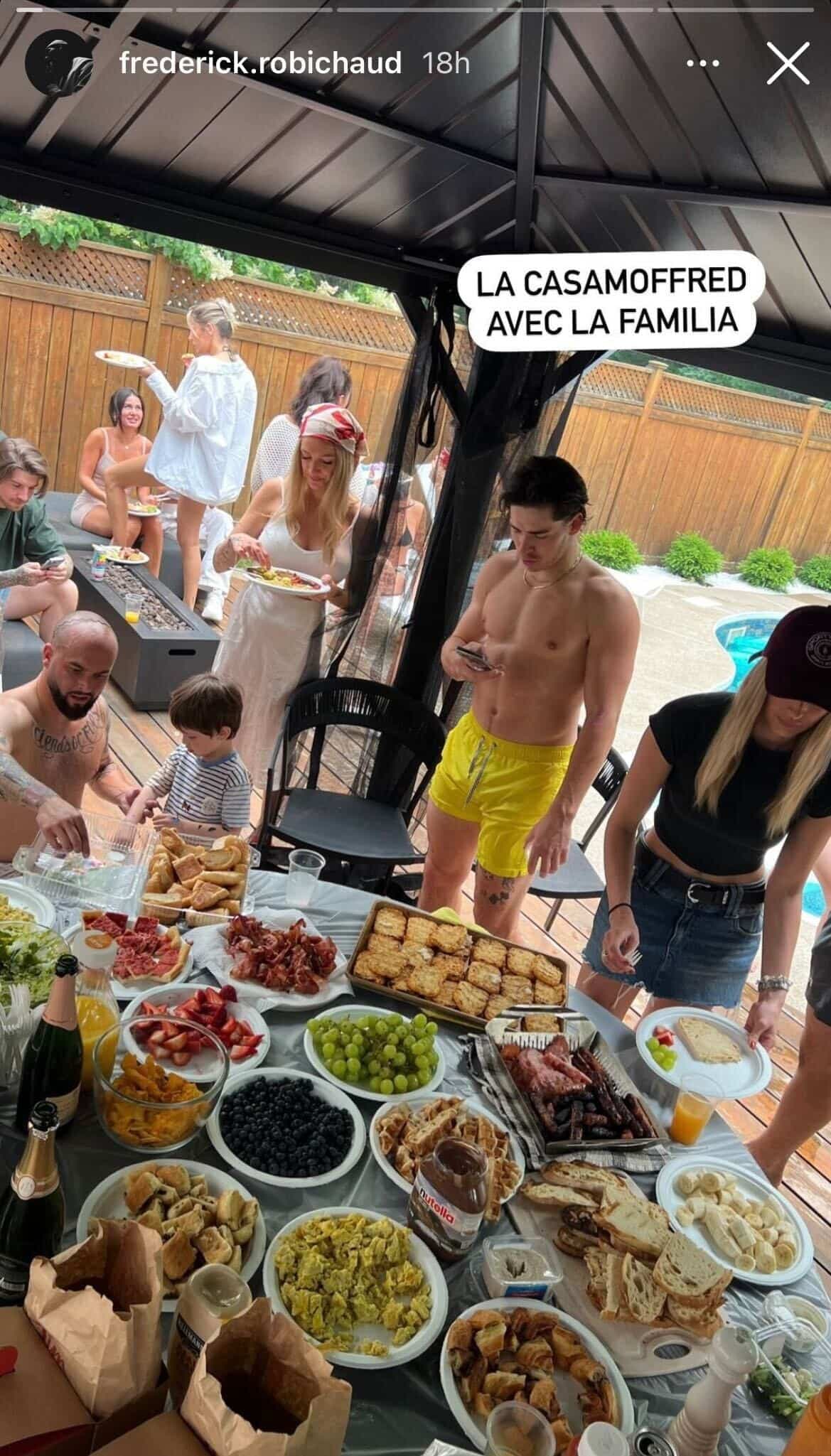 STORY INSTAGRAM / FRÉDÉRICK ROBICHAUD