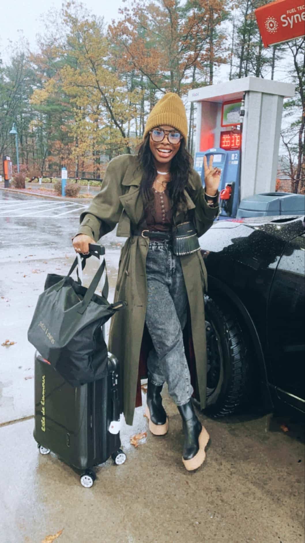 Dans tous les commerces où on est arrêtés en chemin, les gens portaient un masque à l'intérieur.