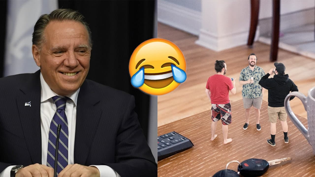 François Legault et un «petit party»