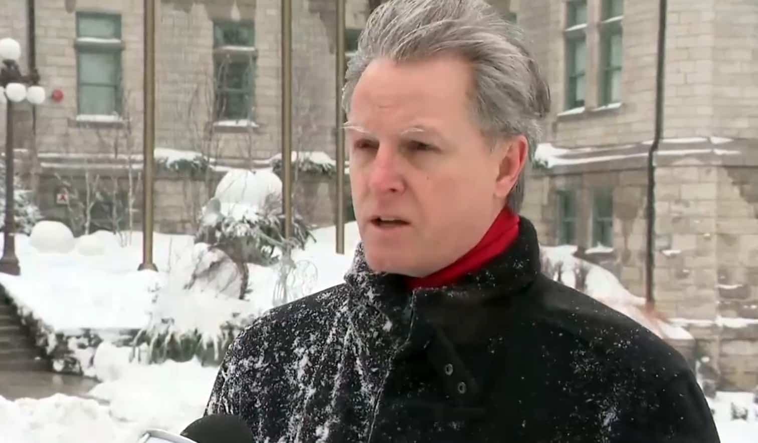 Le chef de Démocratie Québec, Jean Rousseau