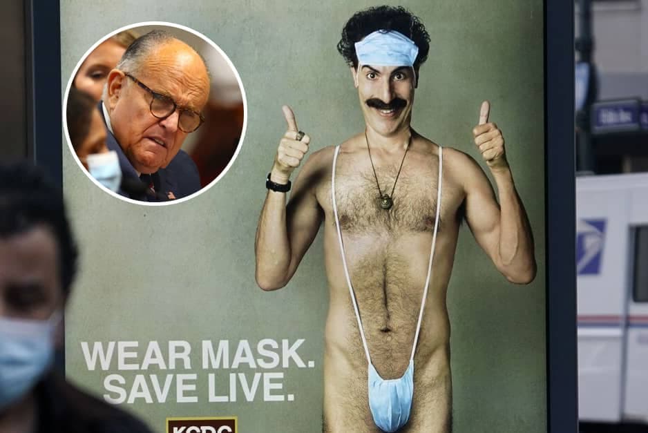 Rudy Giuliani et Borat (Sacha Baron Cohen)