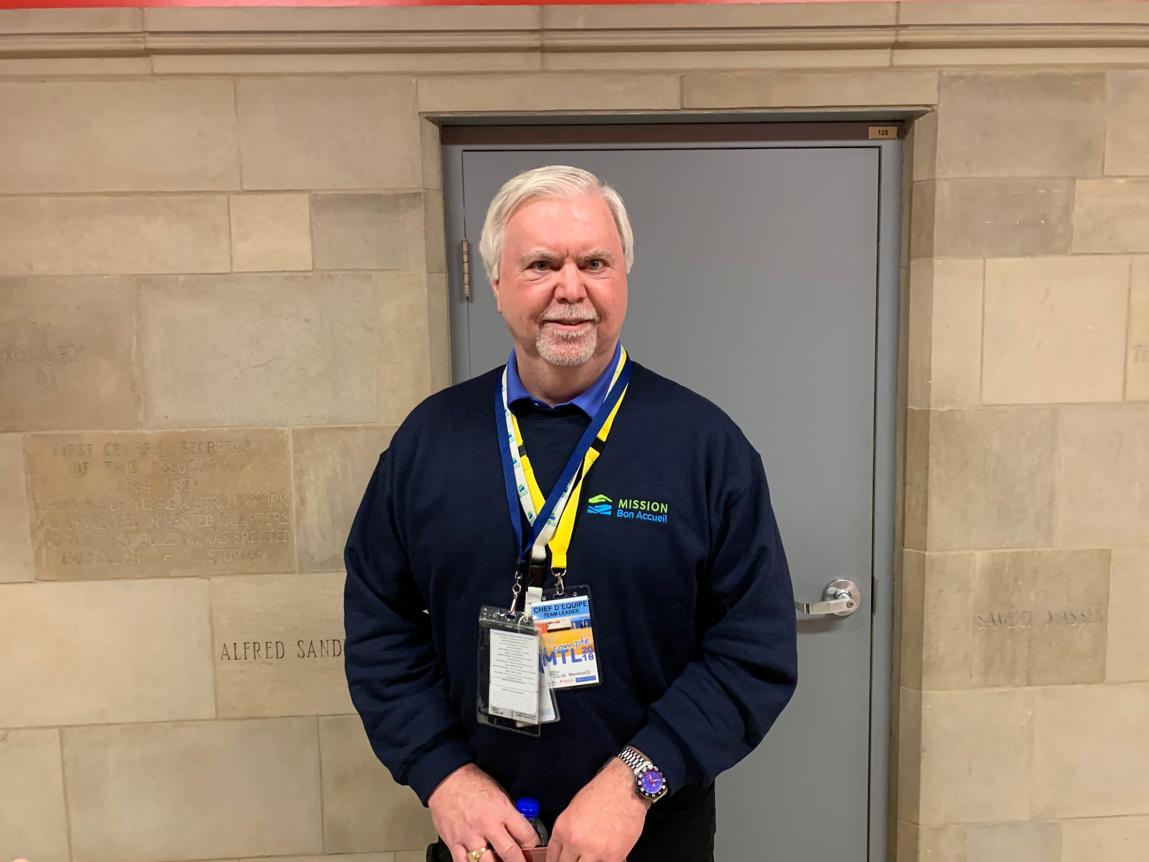 Le président-directeur général de la Mission Bon Accueil, Samuel Watts