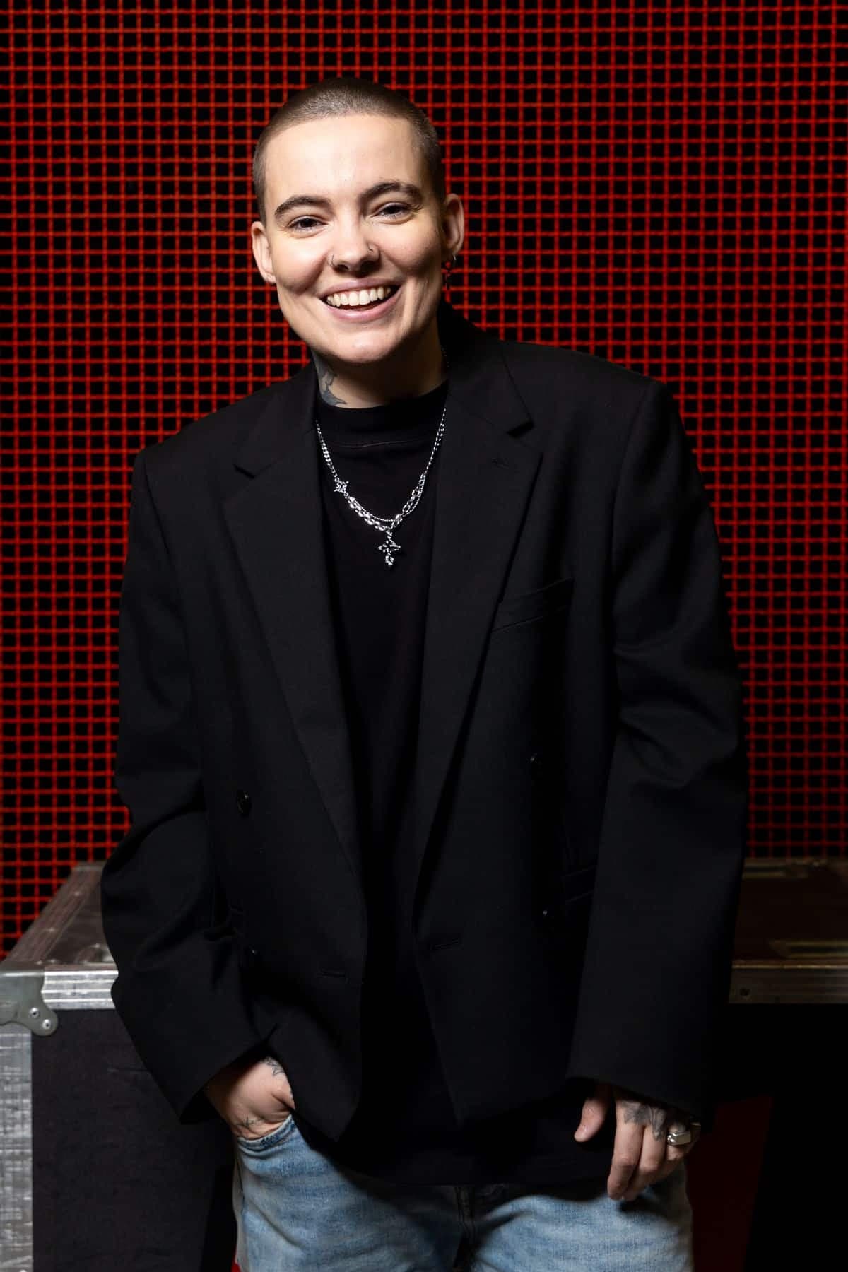 Roxane Bruneau, mardi dernier, lors d’une visite de plateau de «La Voix».