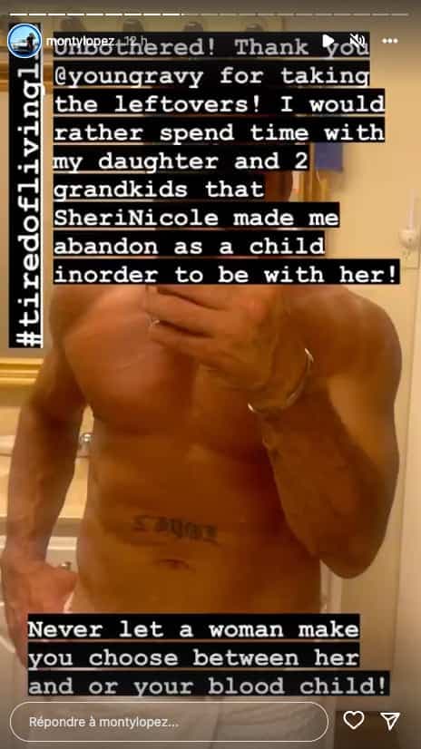 Capture d'écran Instagram