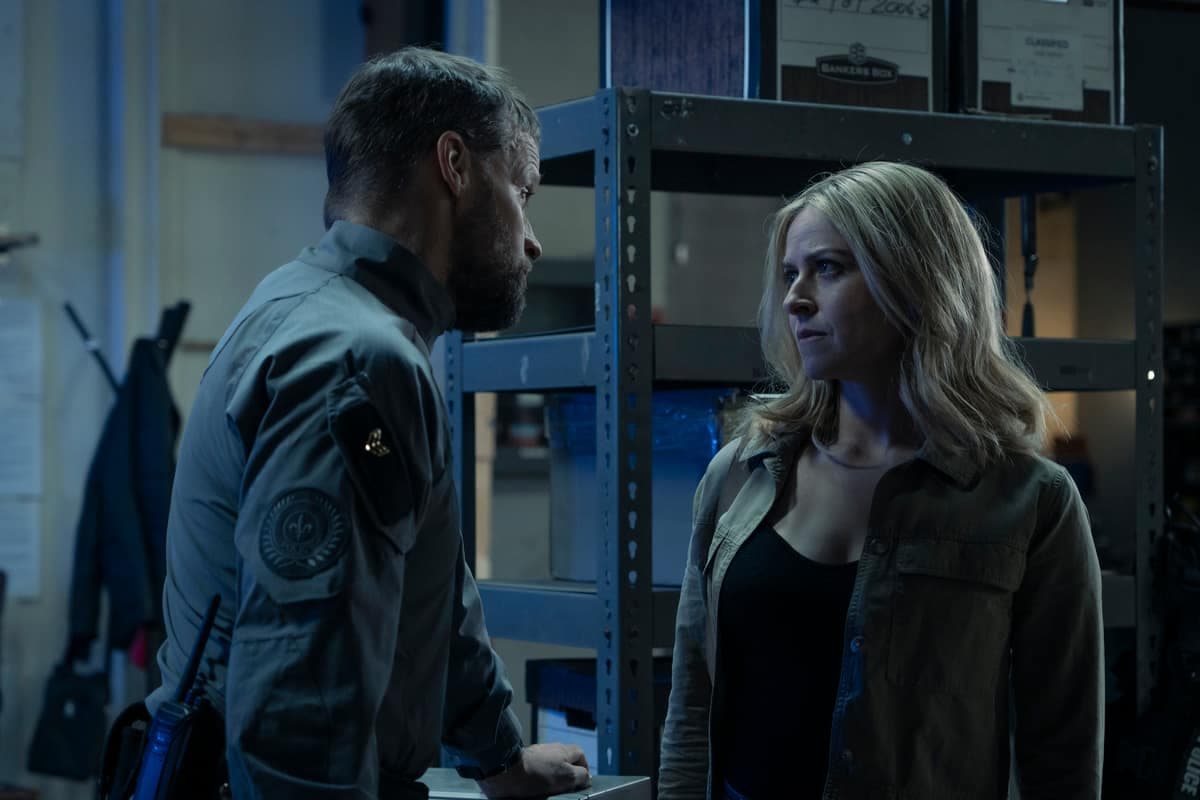 David Boutin et Catherine Chabot dans la série d’illico+ «Dernière seconde».