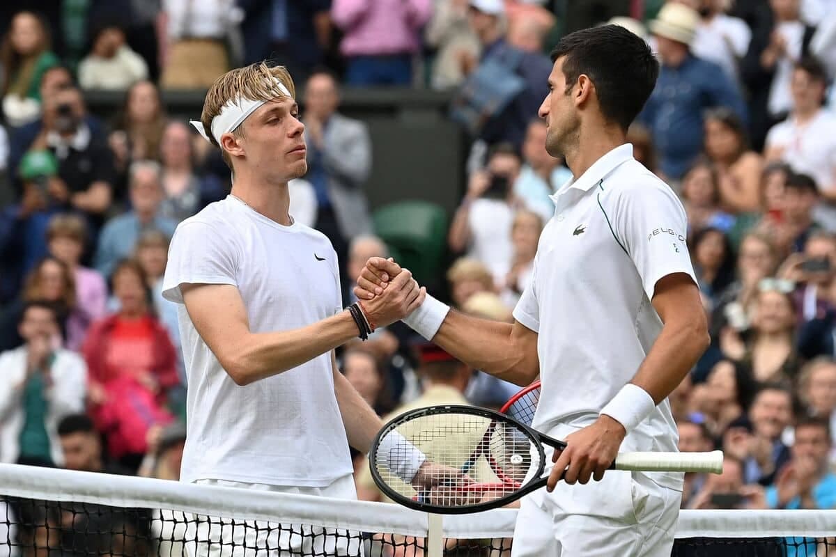 Novak Djokovic a eu de bons mots pour Denis Shapovalov après la rencontre.