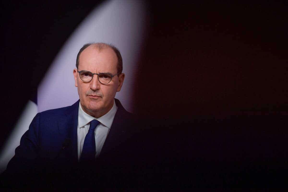 Le premier ministre français Jean Castex donne une conférence de presse sur la situation de la pandémie de COVID-19, à Paris, le 20 janvier 2022. (Photo: JULIEN DE ROSA / AFP)