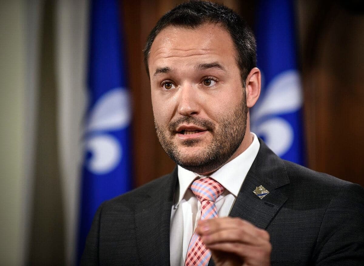 Le ministre de la Famille, Mathieu Lacombe
