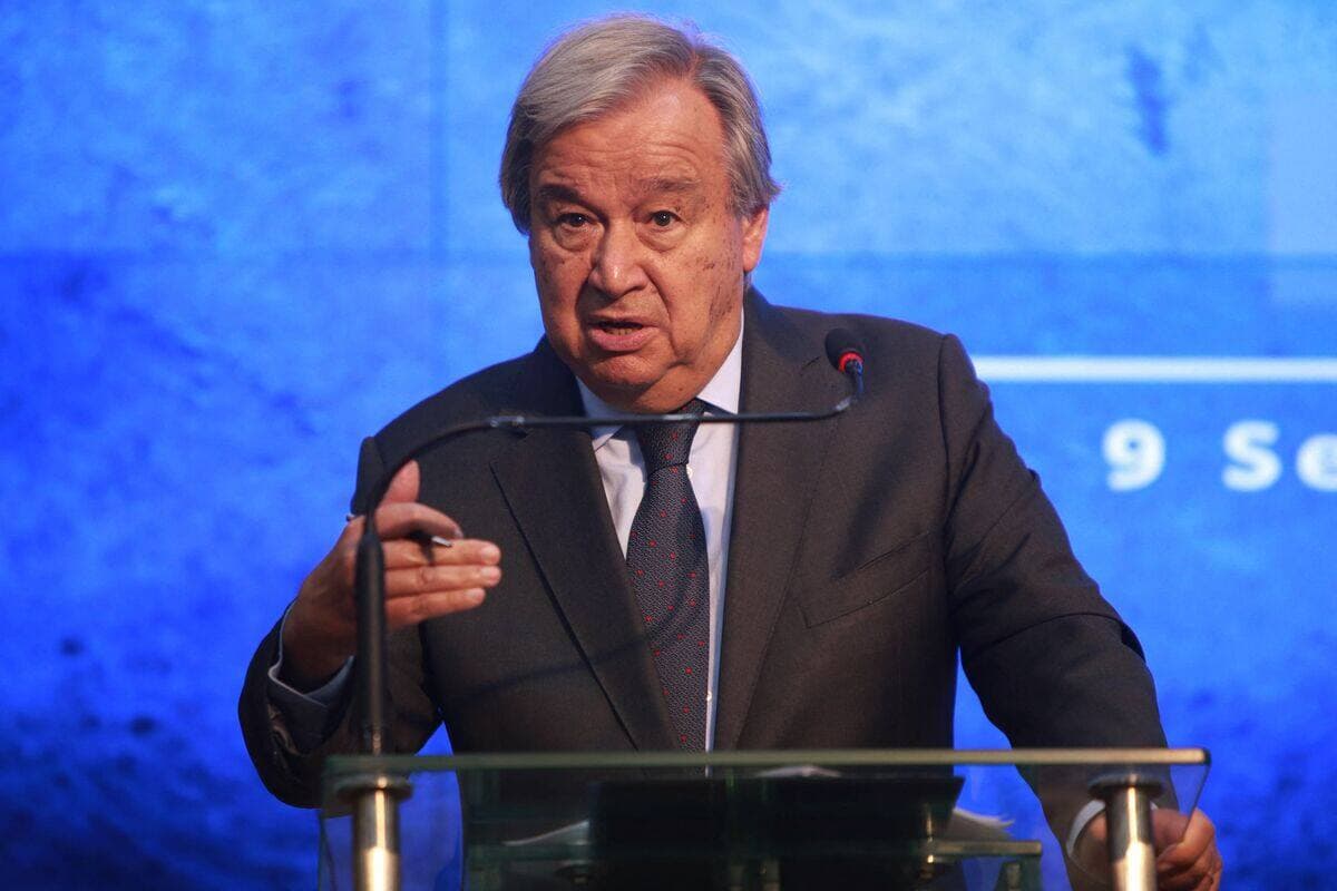 Le secrétaire général de l'ONU, António Guterres