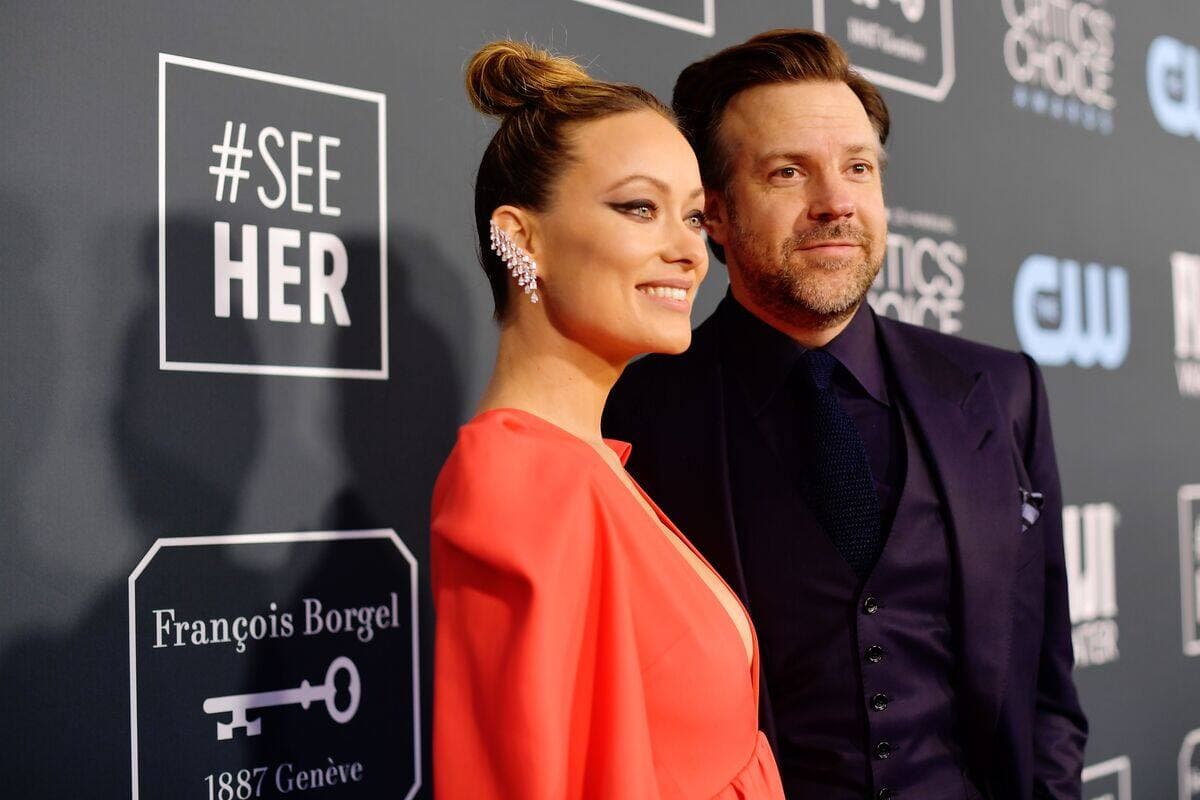 Olivia Wilde et Jason Sudeikis, le 12 janvier 2020.