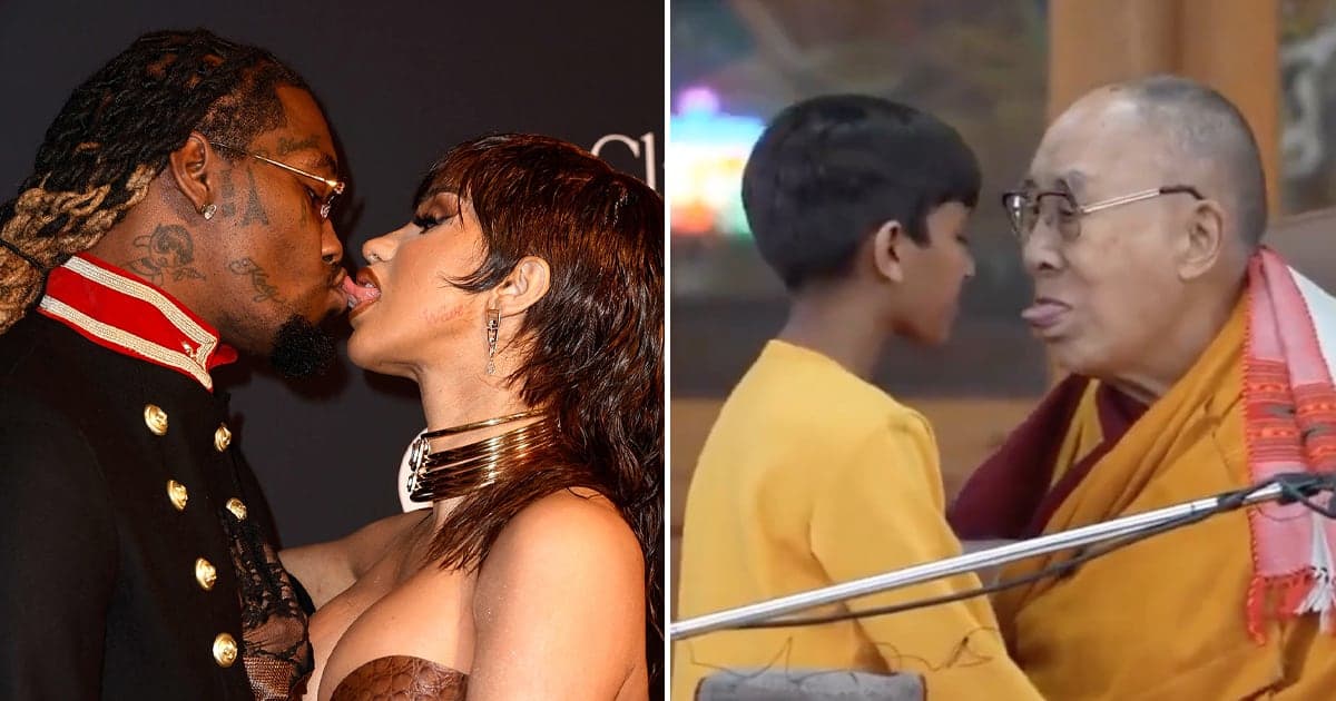 Cardi B n'avait pas hésité à sucer la langue de son conjoint, Offset du groupe Migos, lors du pré-gala des Grammys, le 4 février dernier.