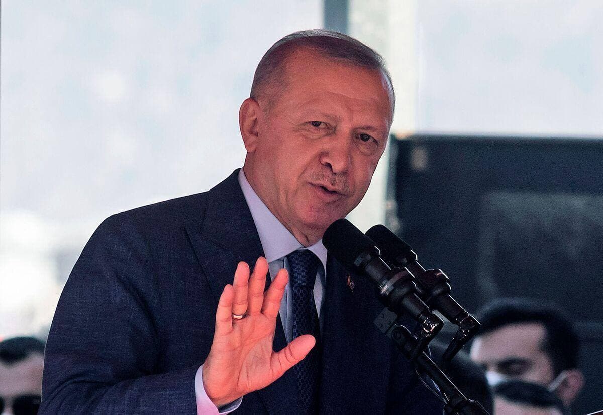 Le président de la Turquie Recep Tayyip Erdogan.