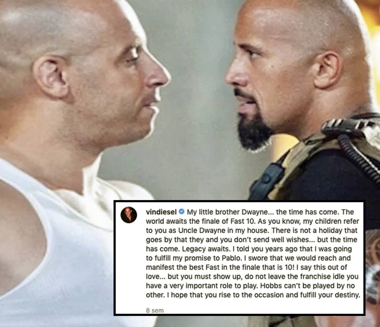 Le message de Diesel n’a pas eu l’effet escompté.