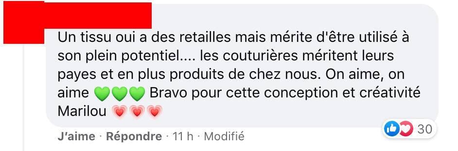 Capture d'écran / Facebook