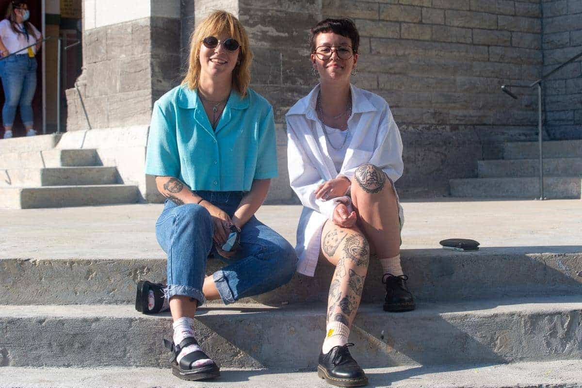 Laurence et Alexandra.