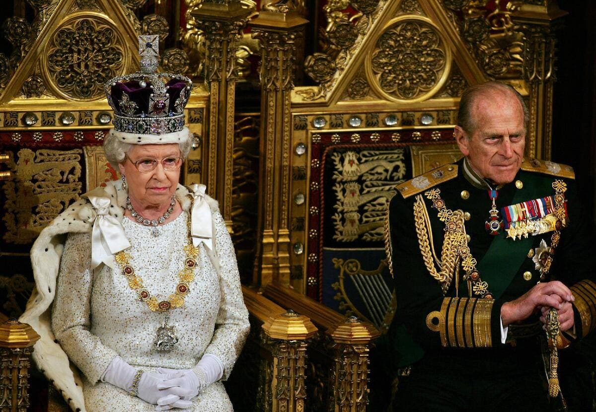 La reine Élizabeth II et le prince Philip, en 2006.