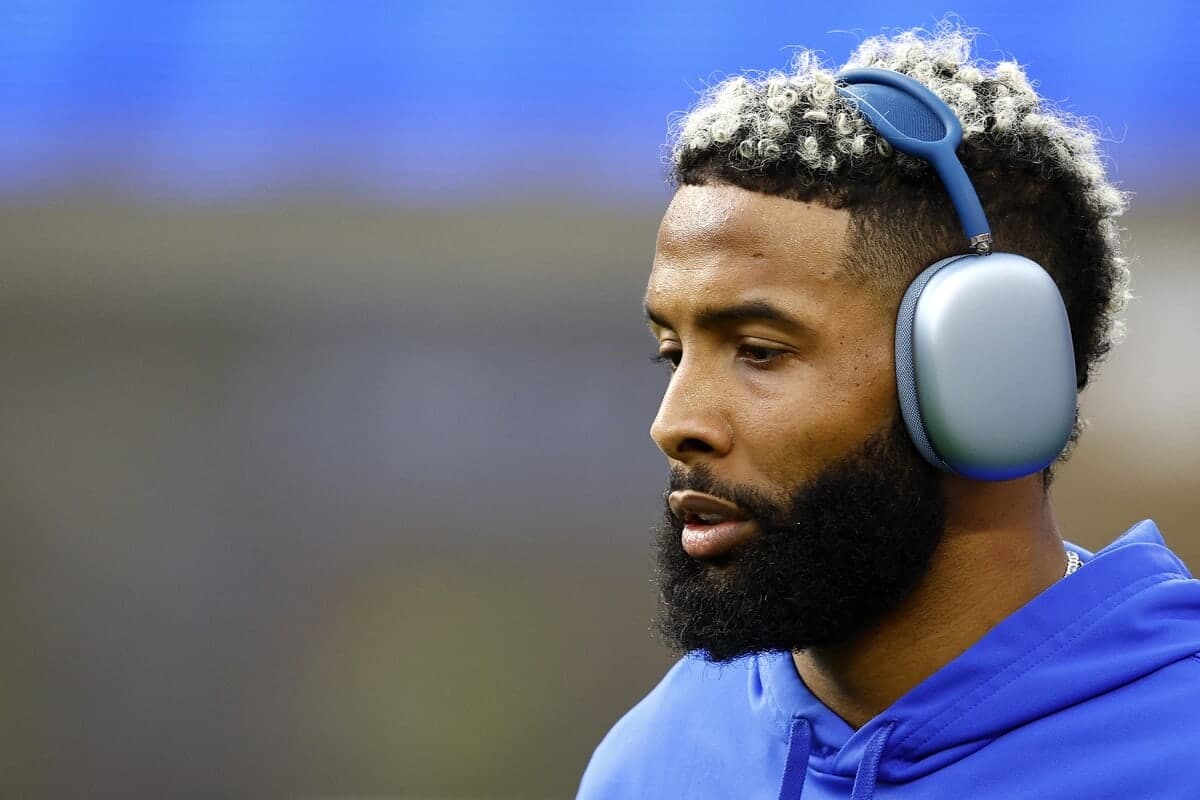Le receveur Odell Beckham fils