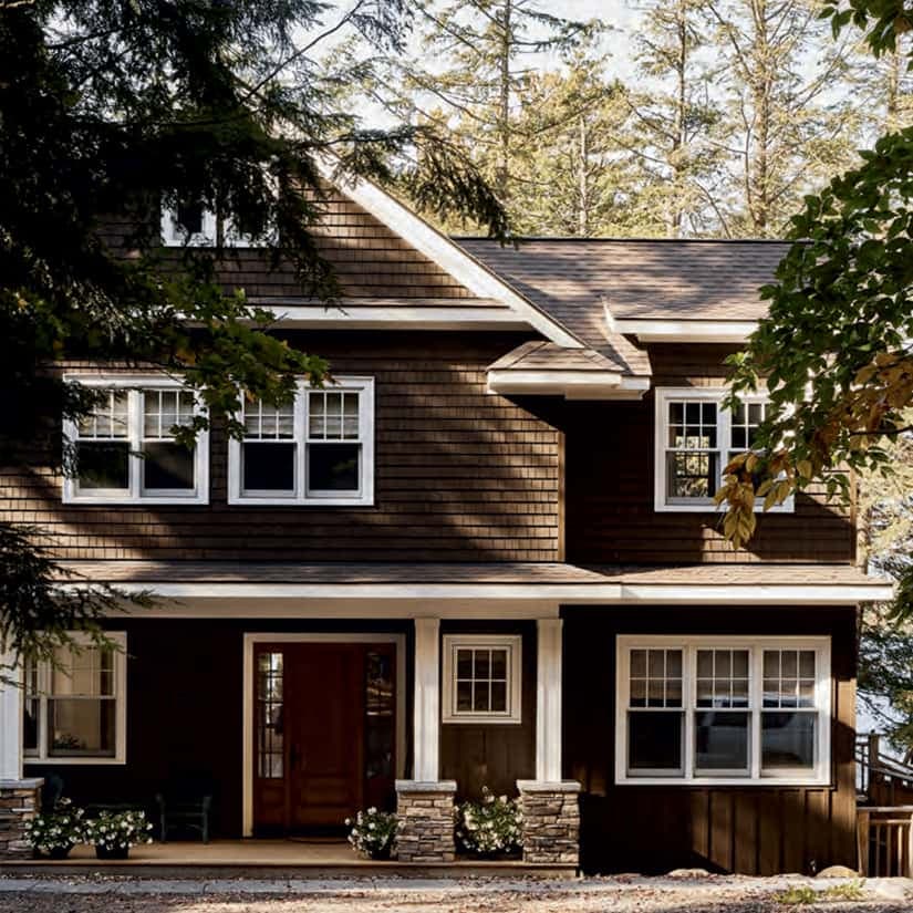 Un chalet familial au bord d'un lac en Ontario