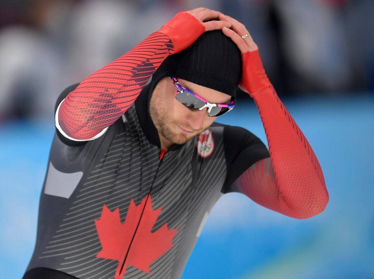 Laurent Dubreuil avait le regard rivé sur le tableau des résultats après le  500 m, samedi.