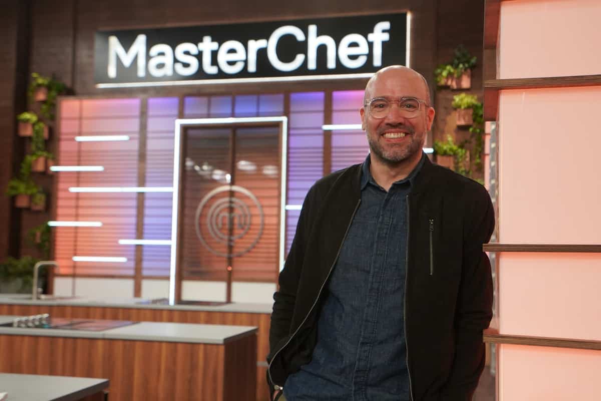 Stefano Faita dans la cuisine de «MasterChef Québec».