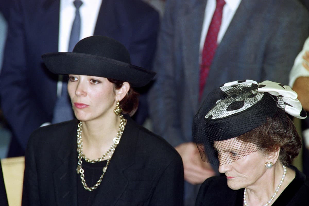 Ghislaine Maxwell et sa mère Elisabeth en 1991.