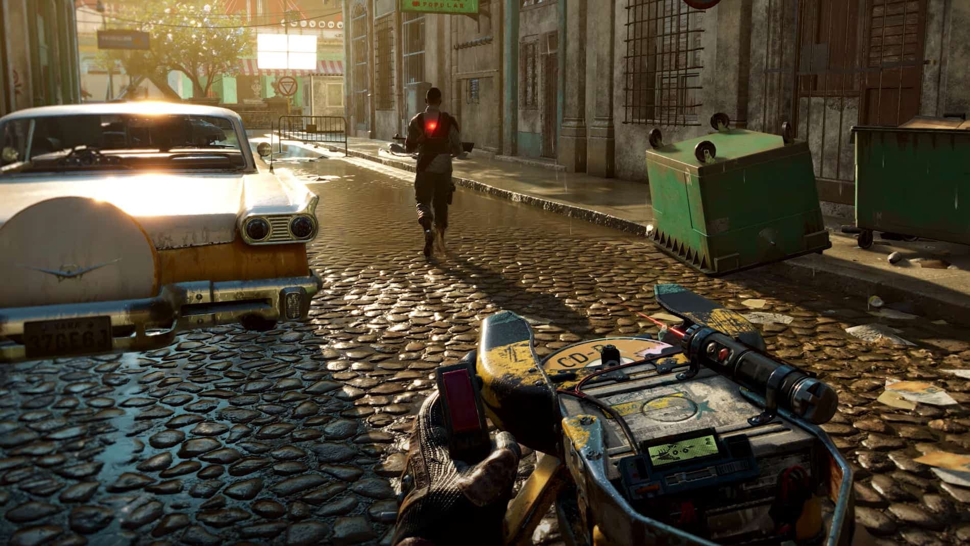 Le fameux lanceur de CD