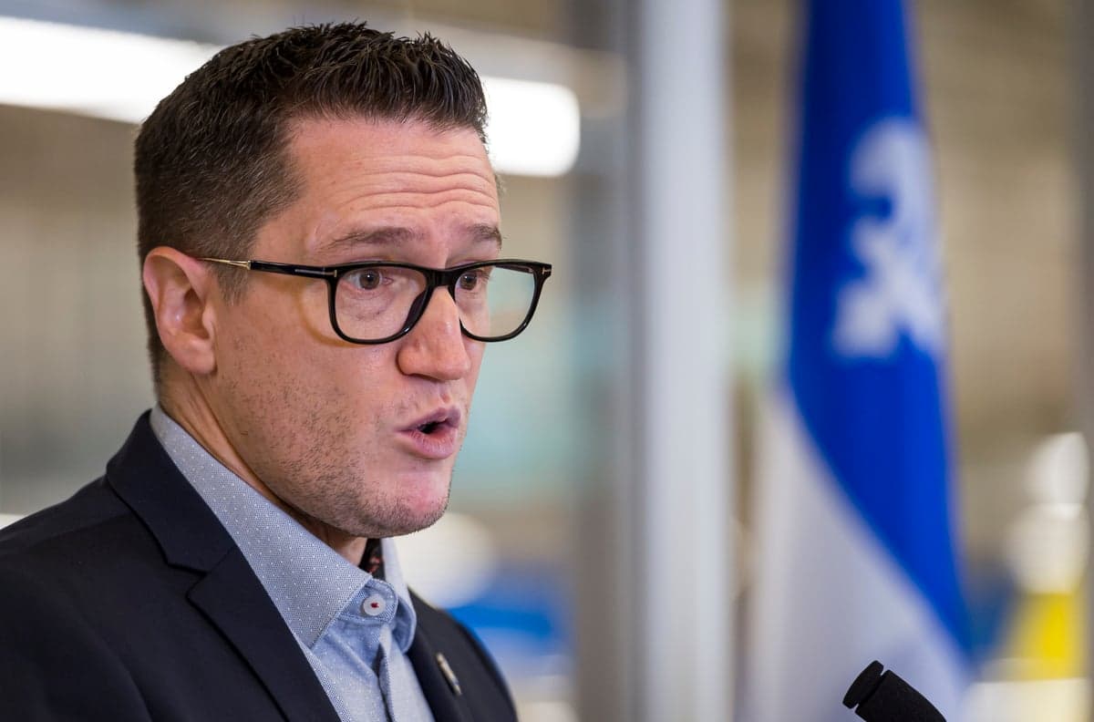 Le ministre de l’Environnement, de la Lutte contre les changements climatiques, de la Faune et des Parcs du Québec, Benoit Charette