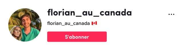 Capture d'écran / TikTok @florian_au_canada