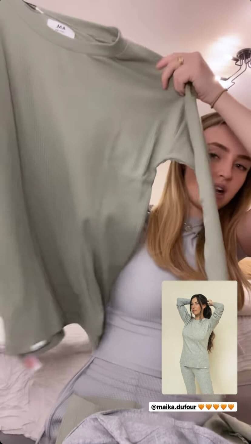 Capture d'écran Instagram