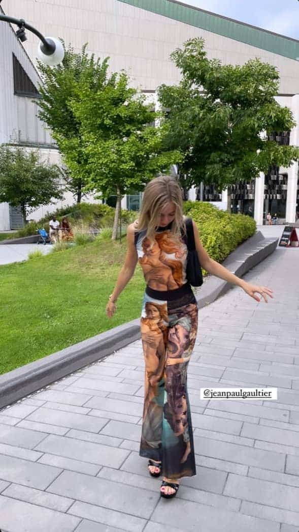 Capture d'écran Instagram