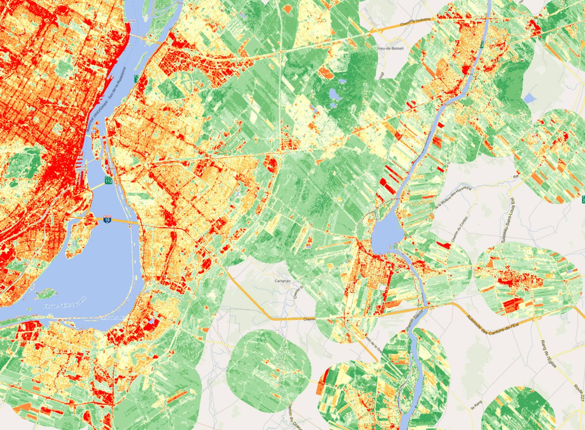 Le mercure est particulièrement élevé dans le parc industriel de Longueuil.
