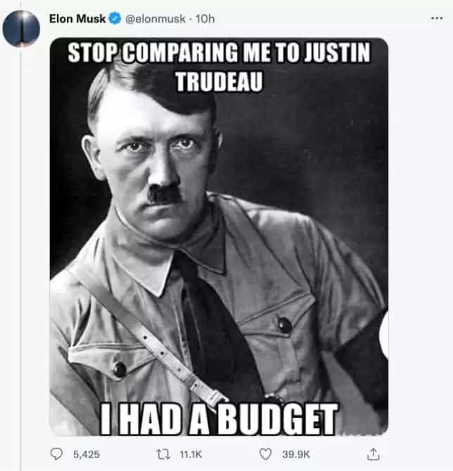 CAPTURE D'ÉCRAN/TWITTER