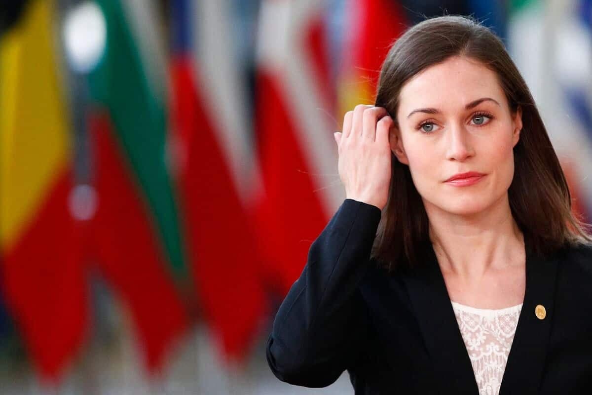 La première ministre de la Finlande, Sanna Marin.