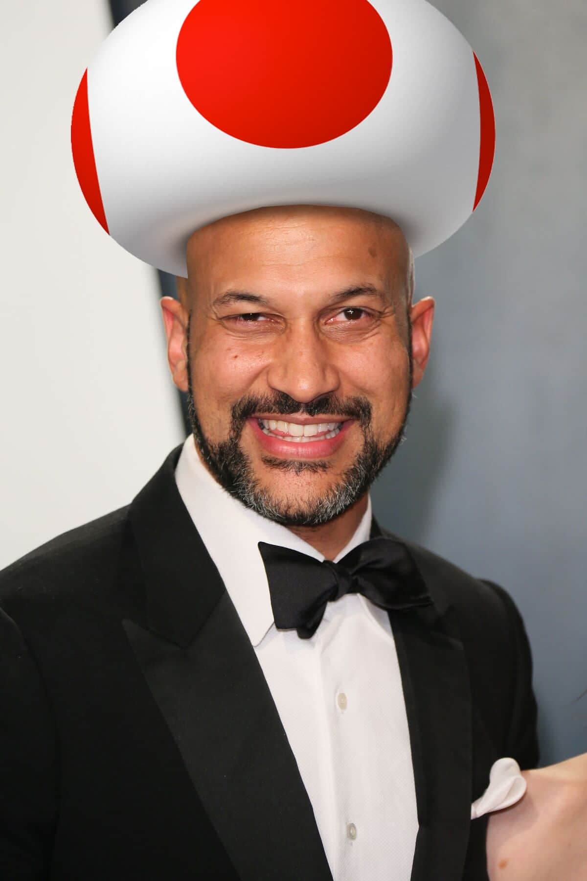 Keegan-Michael Key en Toad. C'est pas mal juste le chapeau, dans le fond.