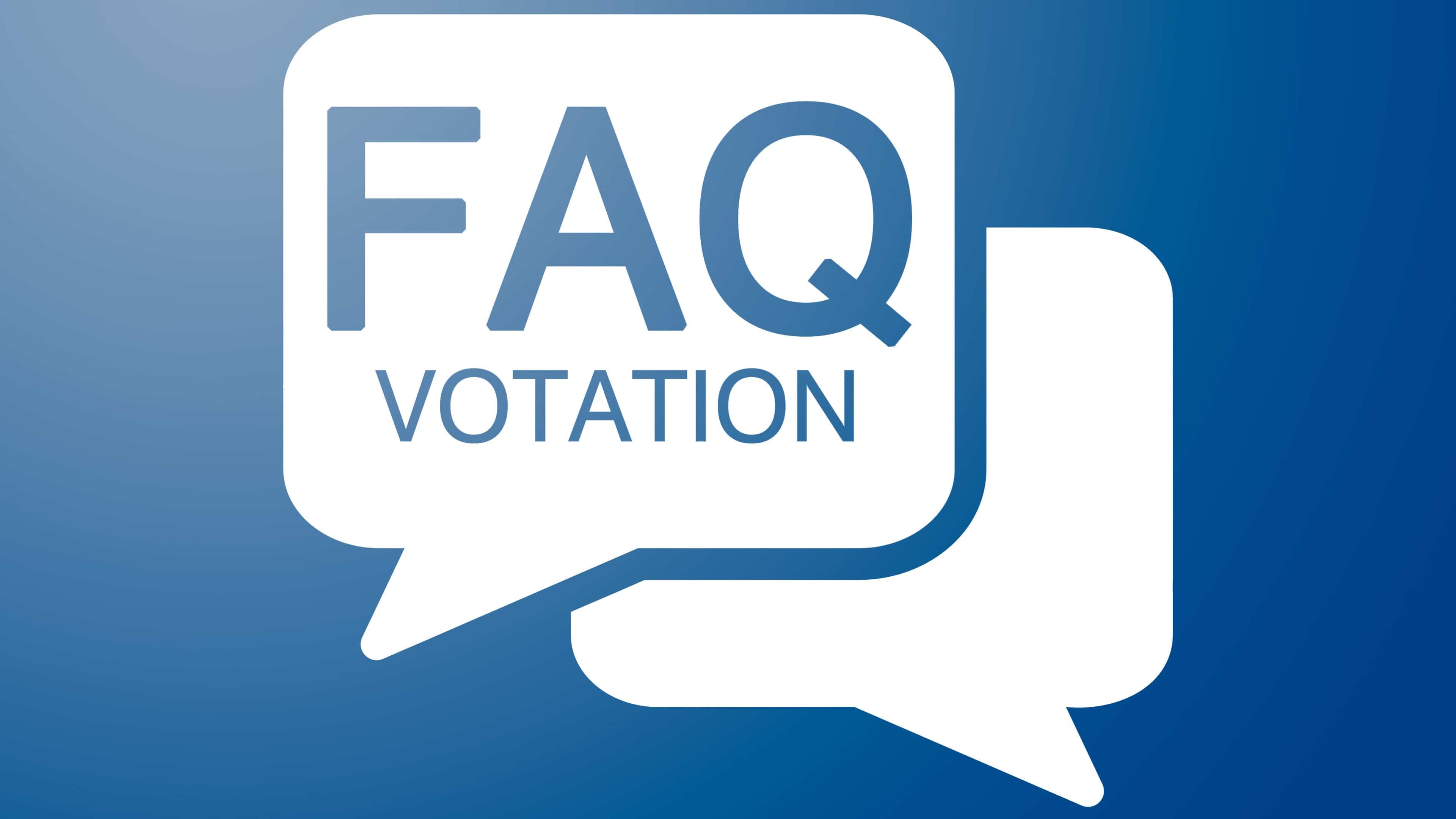 Foire aux questions - Votation