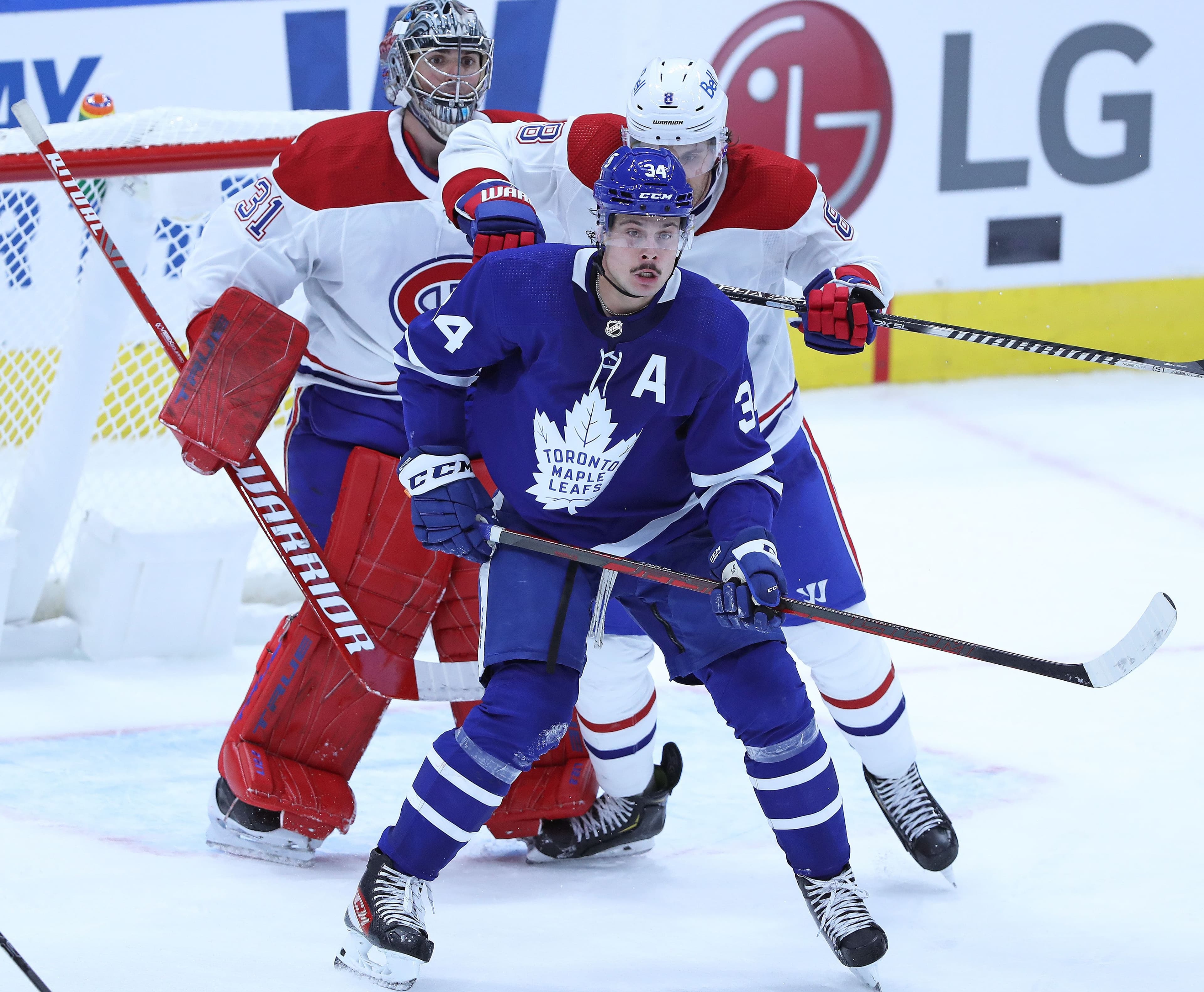Le centre des Maple Leafs Auston Matthews sera un élément clé pour Toronto dans la série face au Canadien.