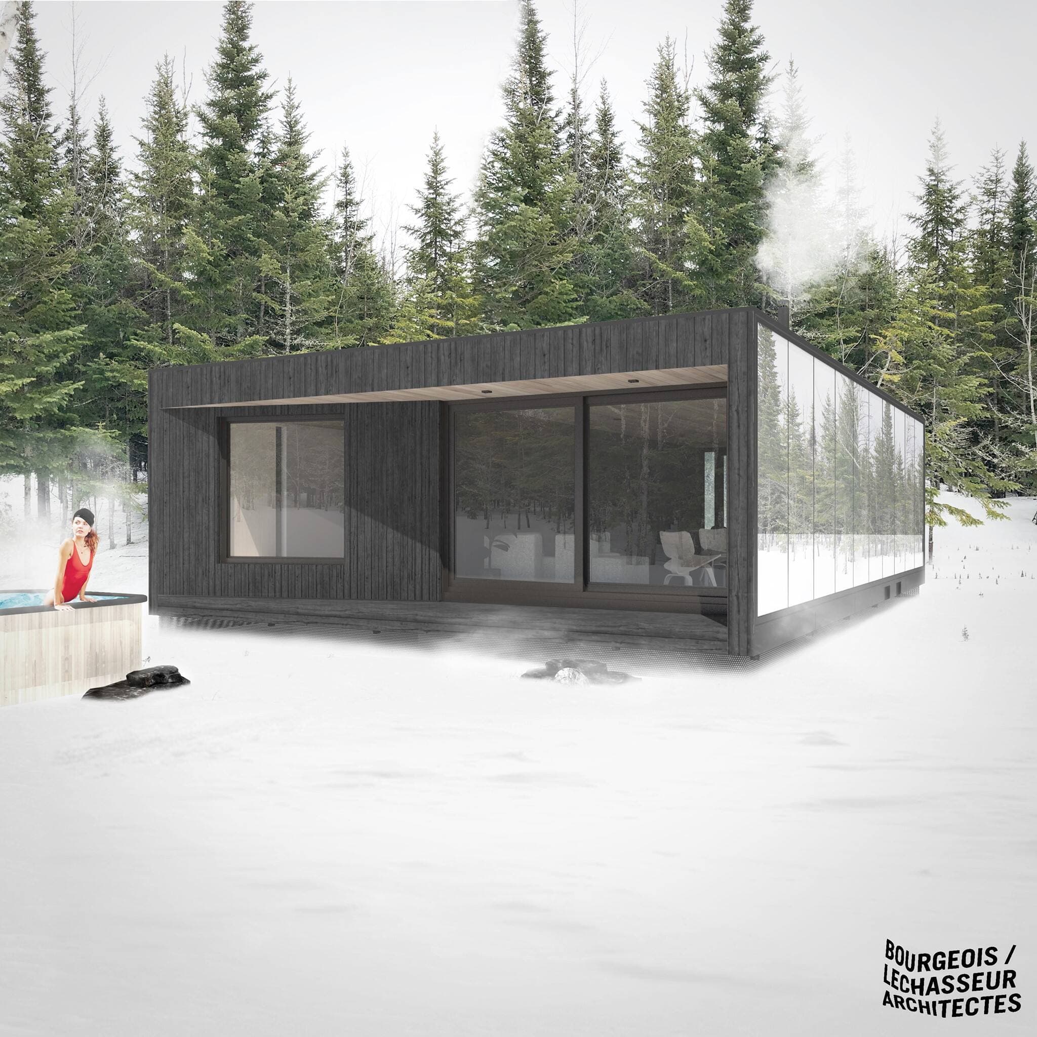 Facebook Réflexion - Maisons miroirs