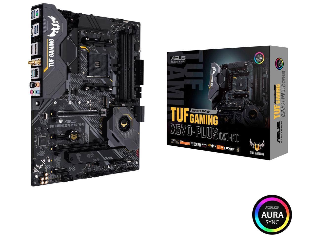 Carte mère ASUS AM4 TUF Gaming X570-Plus (Pour processeur AMD 2e et 3e générations)