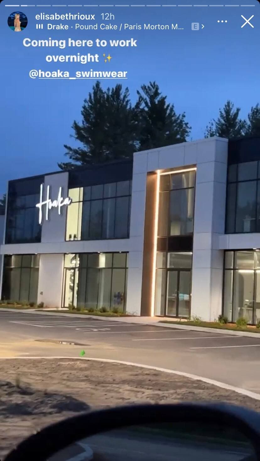 Capture d'écran Instagram