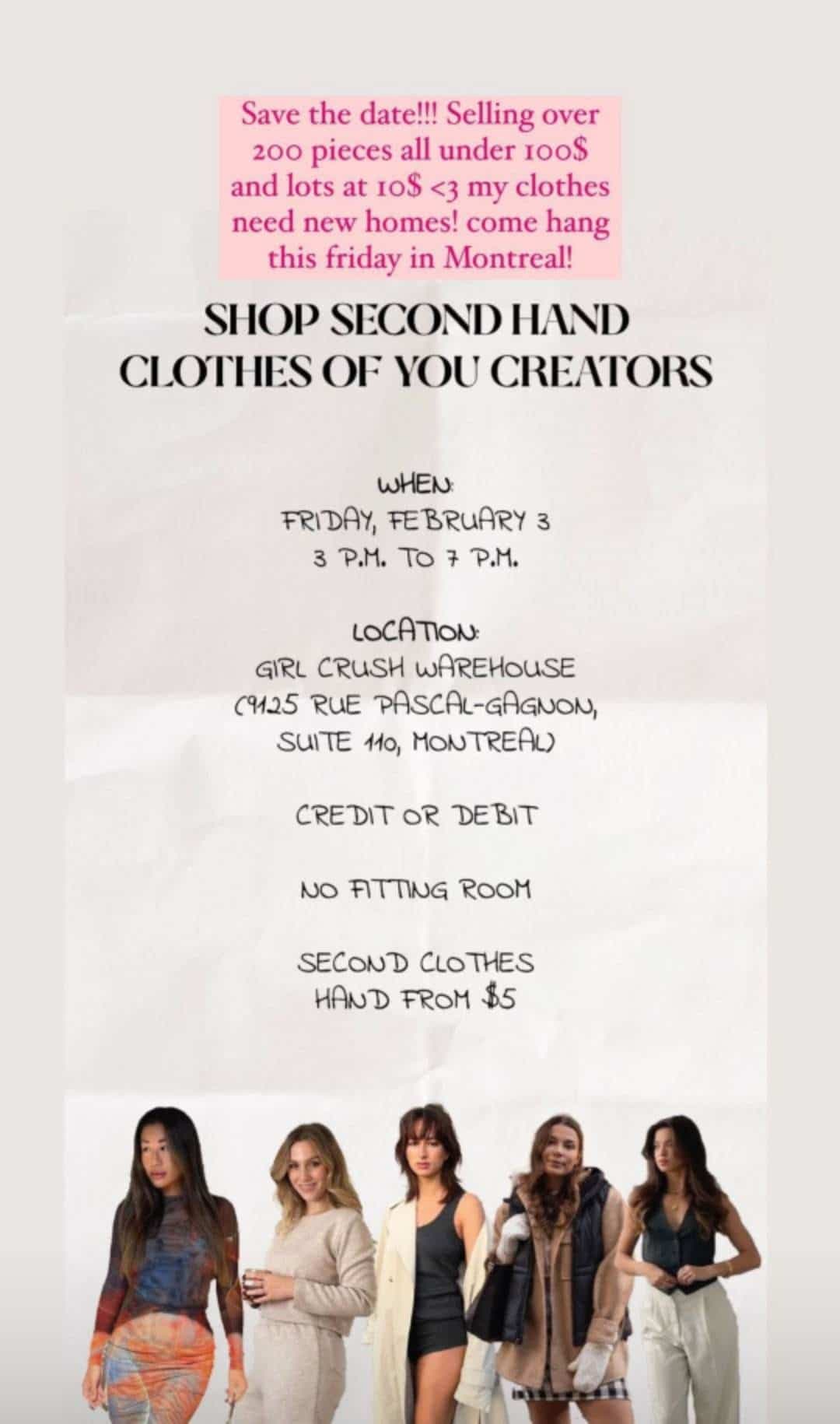 Capture d'écran Instagram