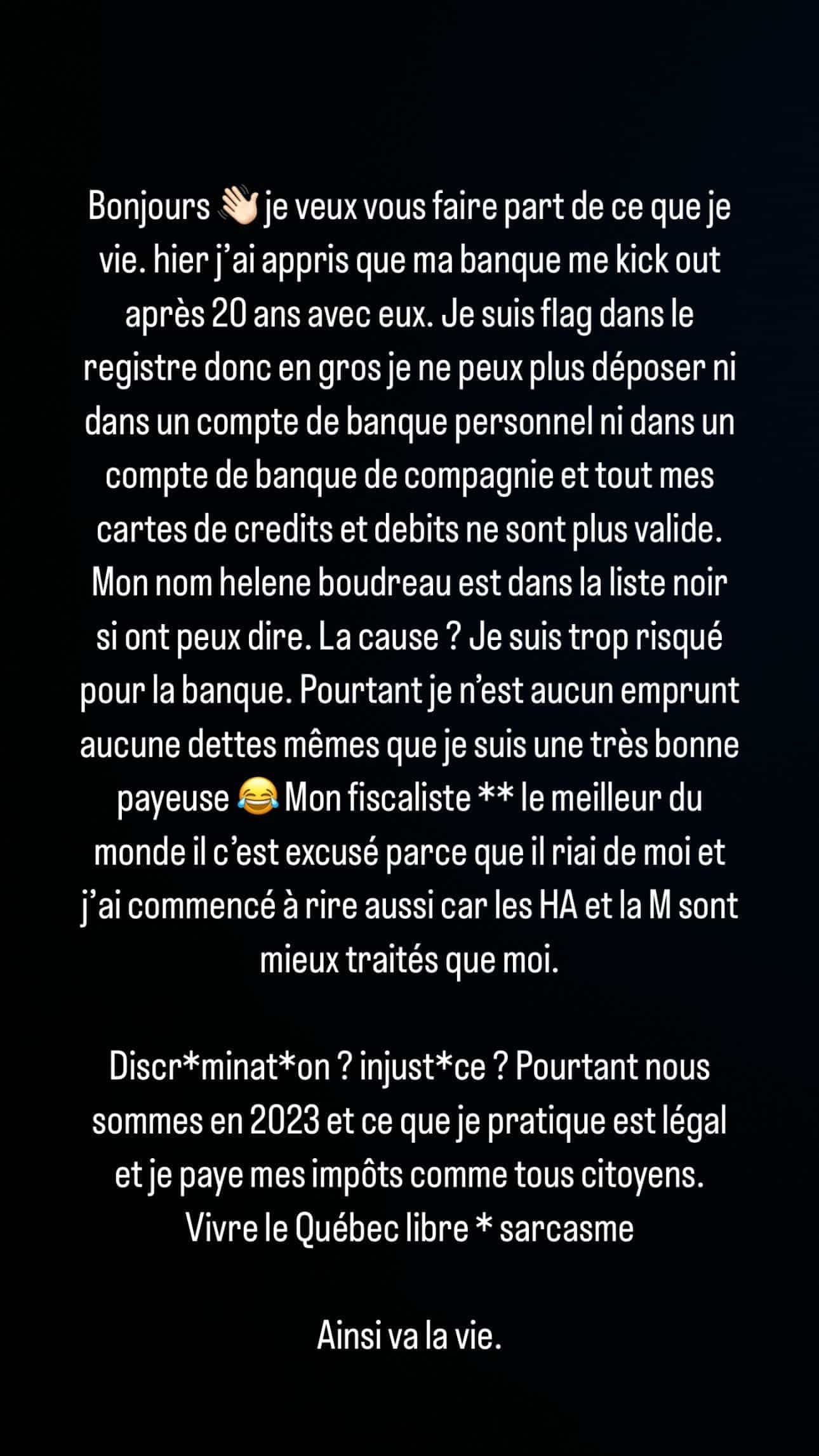 Instagram Hélène Boudreau