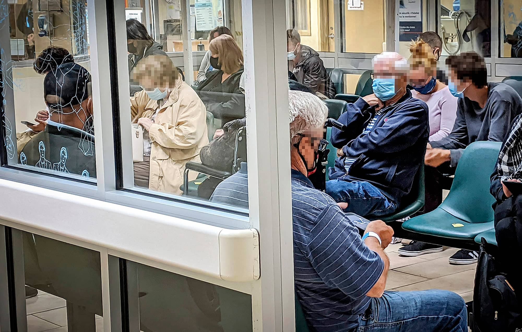 Les 25 pires urgences du Québec sont listées ici selon la durée moyenne de séjour à l’urgence (2020-2021), qui est l’une des variables évaluées par le MSSS pour juger de la performance. Sur la photo, l’urgence de l’hôpital de l’Enfant-Jésus, à Québec.